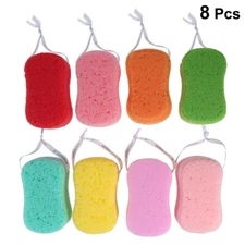 8PCS Bath Sponges Bath Sponge for Women Baby Bath Scrubber Shower Sponge