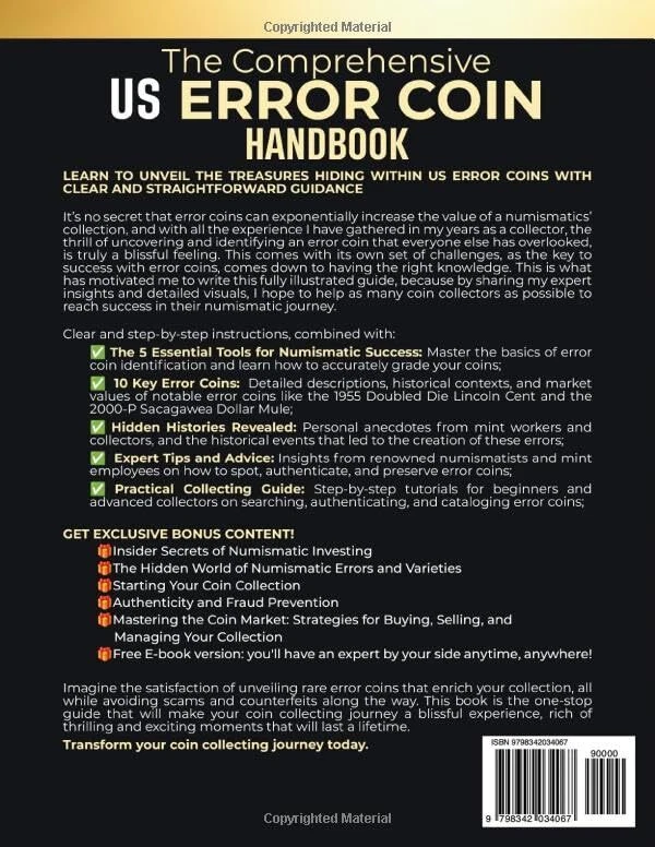 The Comprehensive US Error Coins Handbook: información de expertos e imágenes detalladas Foto 3 de 3