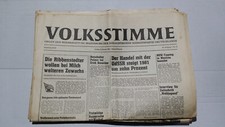 16.01.1981 VOLKSSTIMME d. DDR / GEBURTSTAG ZEITUNG / GEBURTSTAGSZEITUNG GESCHENK