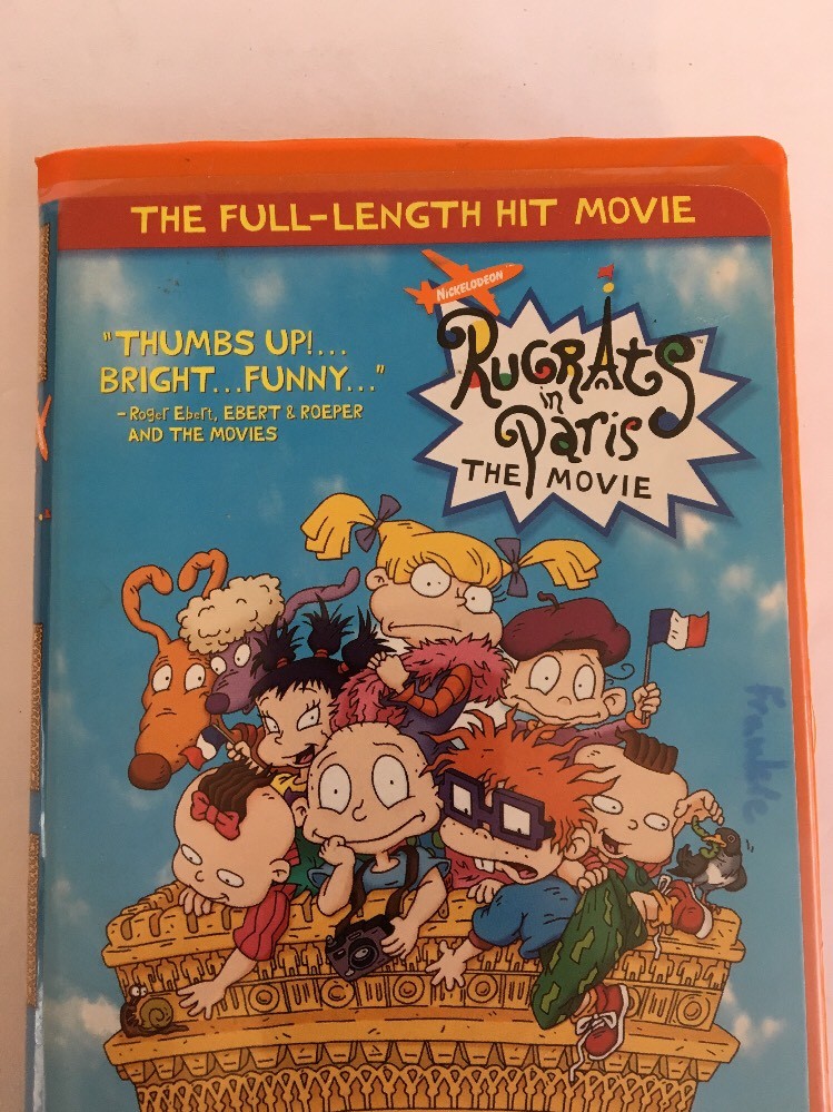 Rugrats in Paris(VHS,2001)TESTED-RARE VINTAGE COLLECTIBLE-SHIPS N