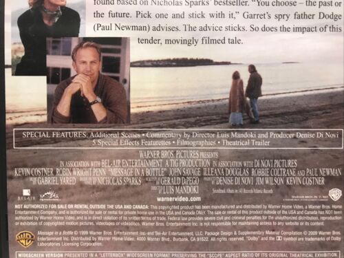 Message in a Bottle (DVD, 2009 / Movie, 1999) NEW - Foto 3 di 6