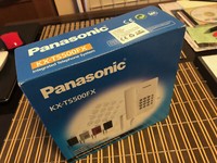 Panasonic KX-TS500FX Landline Black New Corded Wall Phone