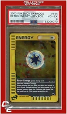 Skyridge 144 Retro Energy Reverse Foil PSA 4