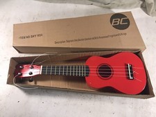 BC Soprano Uke Ukulele 21 in. Rosewood Fingerboard Red Sting Instrument Music