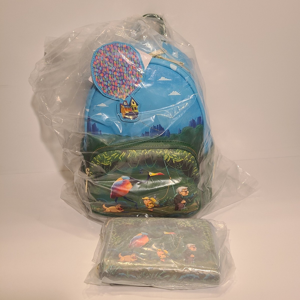 Loungefly Pixar UP Moment Jungle Stroll Mini Backpack W