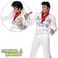 Elvis American Eagle Costume- Adult Men Outfit Licensed Fancy Dress Elvis American Eagle Costume- Adult Men Outfit Licensed Fancy Dress