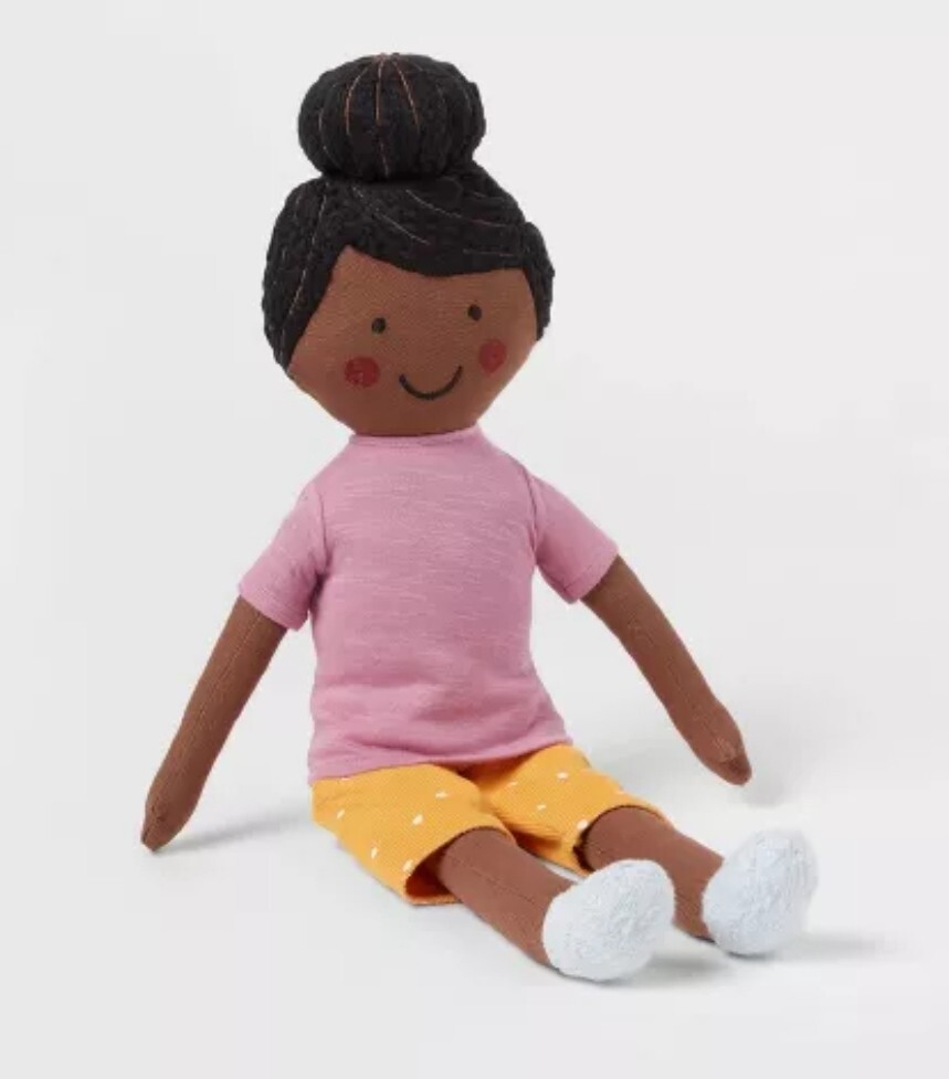 NEW IN BAG Decorative Pillow Pal Purple Doll 20” Tall by Pillowfort