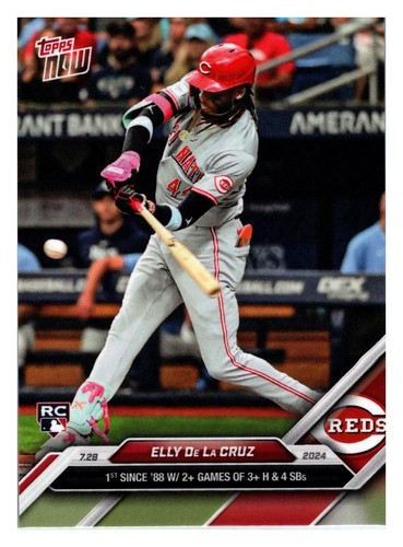 2024 Topps Now 482 Elly De La Cruz