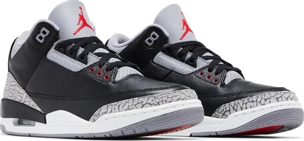 Size 9 - Air Jordan 3 Retro OG 2024 Black Cement for sale Size 9 - Air Jordan 3 Retro OG 2024 Black Cement for sale