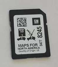 8477-8245 GM CHEVROLET CADILLAC NAVIGATION SD CARD # 8477 8245