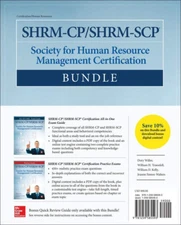 SHRM CP SCP Human Resource HR All-In-One Exam Guide & Practice Exams Bundle +CDs