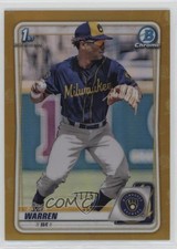 2020 Bowman Draft Chrome Gold Refractor 21/50 Zavier Warren #BD-97 16s2