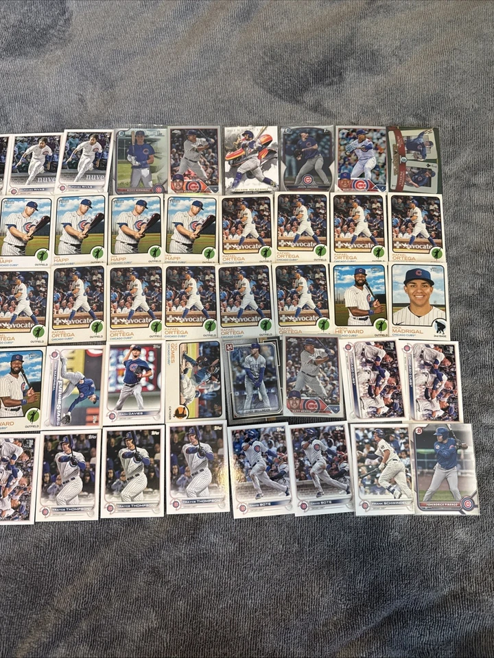 Lote 400+ Tarjetas de Béisbol Chicago Cubs MLB Topps Bowman Panini Cromo RC Estrellas Foto 4 de 4