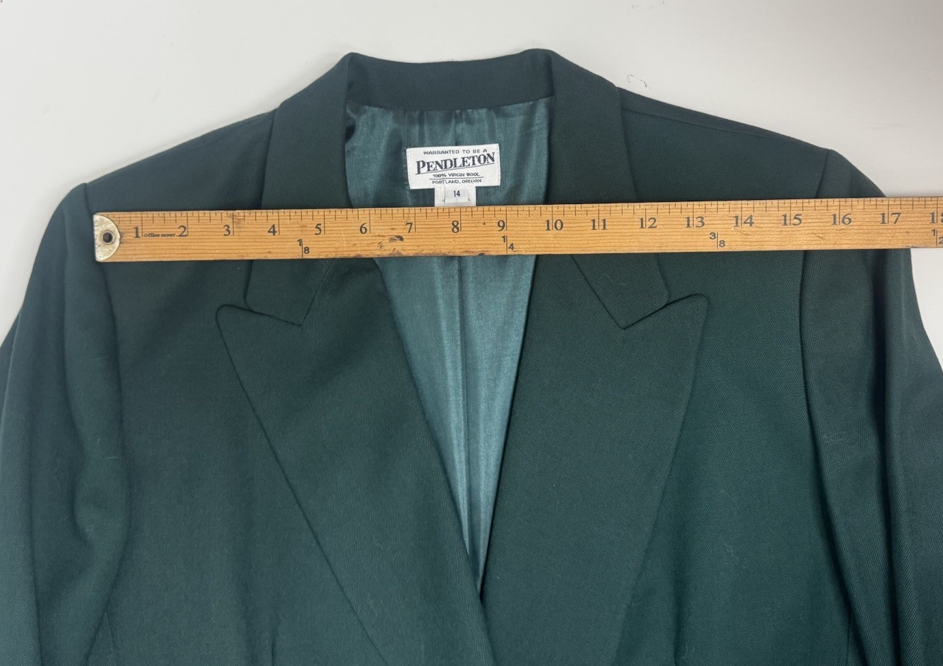 VTG Pendleton Skirt Suit Womens Blazer 14R Skirt … - image 18