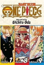 One Piece: East Blue: Volume 7, Volume 8, Volume 9 (Paperback or Softback)