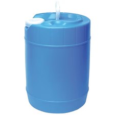Pail, Screw Top, Round, 5 Gal, Plastic, Blue, Gbth5r-Sc-Bl