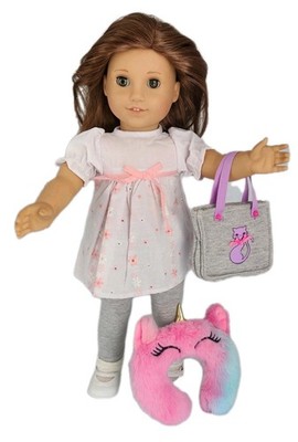 American Girl Doll Rebecca Rubin 18 inch Off Brand Outfit & Accessories 