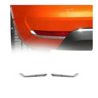 Reflektor Blenden Reflektorleiste FüR Renault Clio 2019-2025 Edelstahl Chrom 2X
