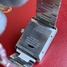 Cartier Tank Solo XL WSTA0029 Automatic Stainless Steel Wristwatch Box & Papers 16