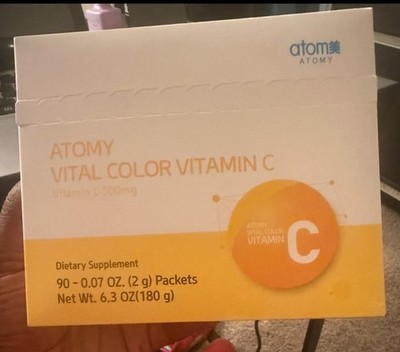 Atomy Vital Color Vitamin C 2g × 90 Sticks (180g) Health Supplement - New