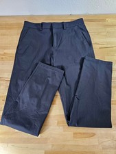 32x34 - BLACK - Kenneth Cole Reaction Men's Techni-Cole Modern Fit Dress Pants