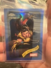2025 Topps Chrome Marvel Lady Deathstrike #64 Blue Refractor - 279/299