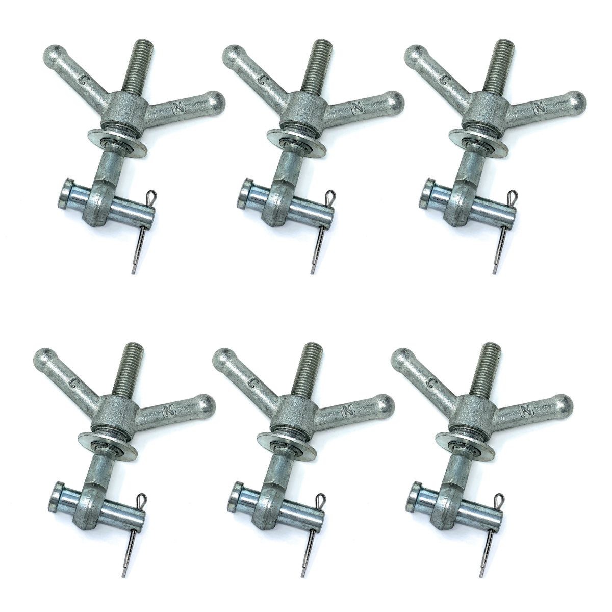 Standard Wing Nut Assembly for Manway Lids, 5/8" Eye Bolt,  5-1/2" Long, Bulk...
