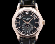 Patek Philippe 5205R Annual Calendar 18K Rose Gold Green Dial