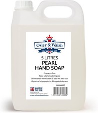 Osler & Walsh 5 Litre Pearl Hand Soap, Lightly 5 l (Pack of 1), Off White  2.58 per litre