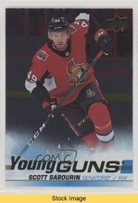 2019-20 Upper Deck Young Guns Silver Foil Scott Sabourin #220 READ wr4