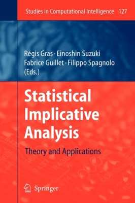Gras - Statistical Implicative Analysis   Theory and Applications - Ne - X555z