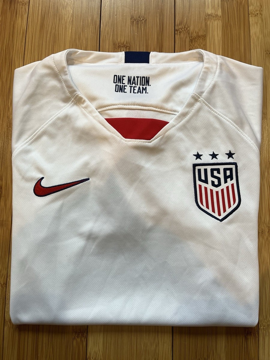 希少✨USA女子代表 ユニフォーム 2019年W杯優勝記念モデル ナイキ M Womens Nike USA USWNT 2019 World Cup Home Soccer Jersey | Small