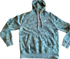 Nike Green Camo Hooded Long sleeve Pullover Sweatshirt Men  s M