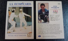 Peter Westbrook Fencing 1992 U.S. Olympic Hopefuls Impel Marketing Olympics