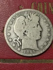 1895-O  "New Orleans Mint" SILVER Barber Half Dollar   Good/VG   *LOW MINTAGE *