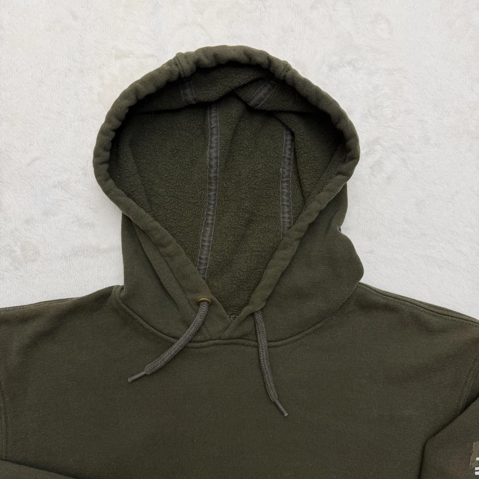 Carhartt Suéter Sudadera con Capucha Sudadera Para Hombres Pequeño Verde Pullover Polar Ropa de Trabajo Foto 2 de 4