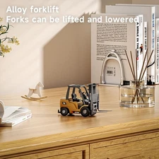 1/64 RC Forklift Toy 7 Channel 2 Mode Mini Remote Control Forklift Truck with...