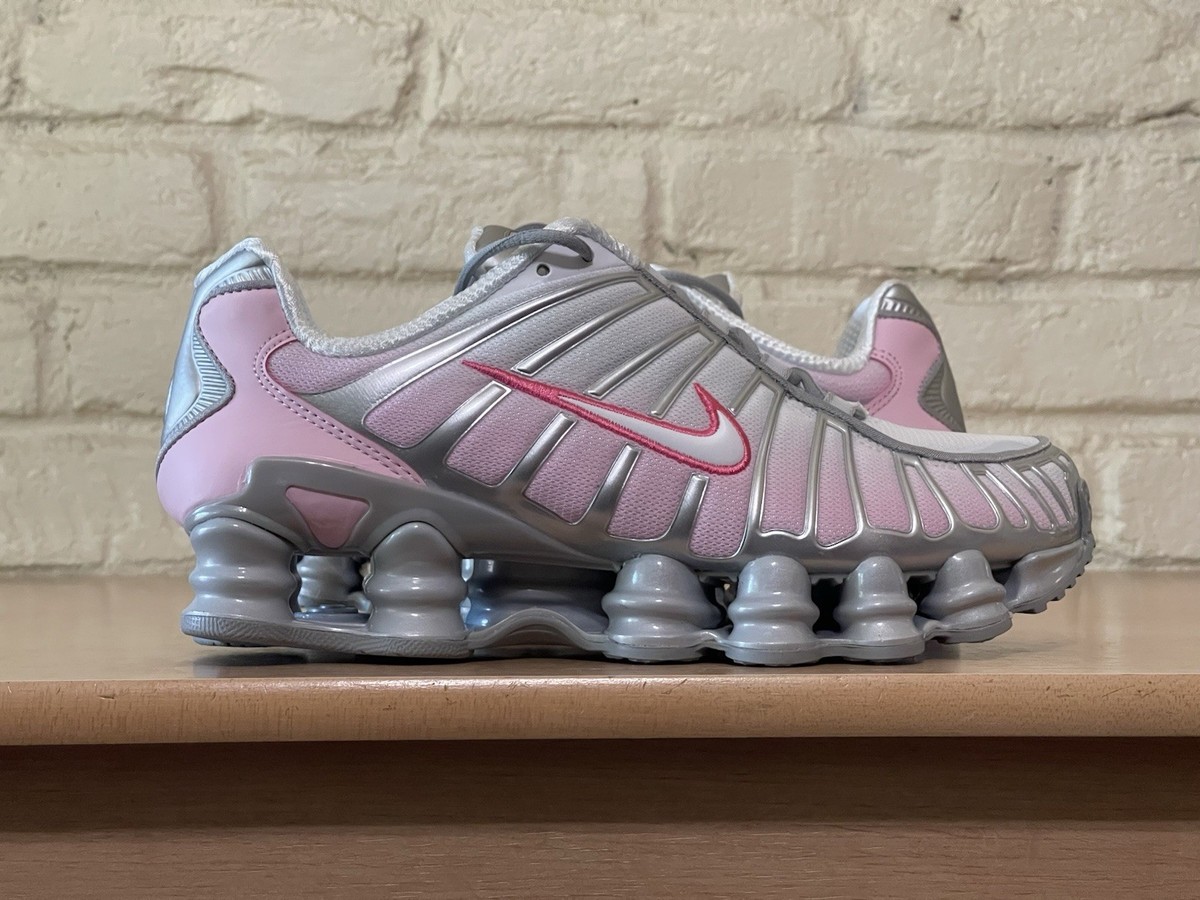 Nike Shox TL Metallic Platinum Pinksicle Pink Foam Women
