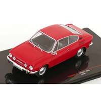Skoda 110R 1978 Red 1:43 Ixo Model Auto Stradali -D- Neues Modell