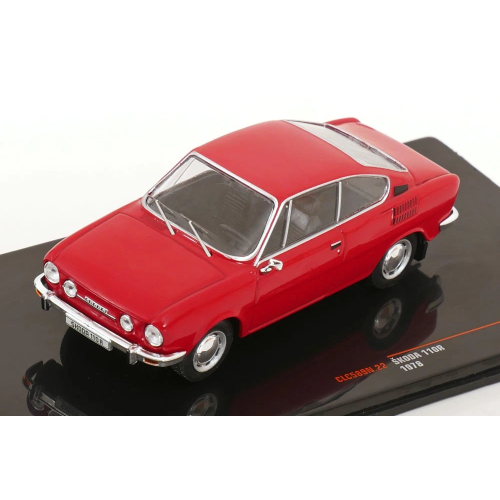 Skoda 110R 1978 Red 1:43 Ixo Model Auto Stradali -D- Neues Modell-image