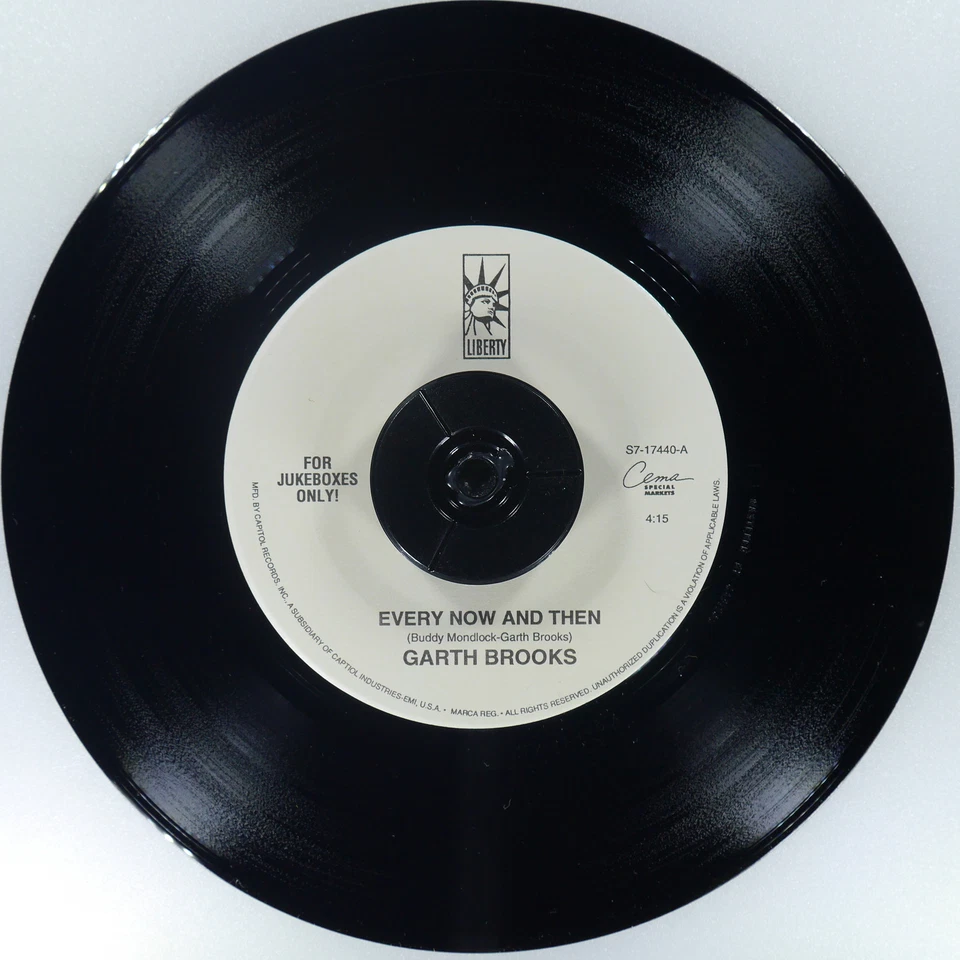 GARTH BROOKS Every Now And Then LIBERTY S7-17440 NM 45rpm - Image 2 of 4