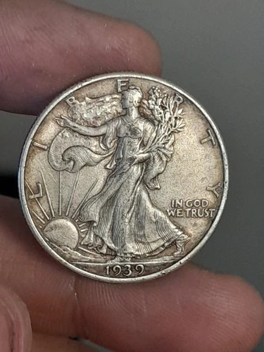 1939- P Walking Liberty Half Dollar XF #3