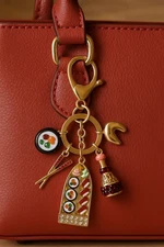 True To Form Sushi Handbag Charm Key Ring Clip On RARE