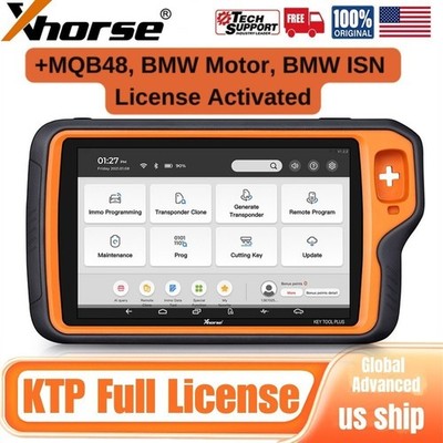 Xhorse VVDI Key Tool Plus Pad Full Version With M-QB48+for BMW Bench+Motor Licen