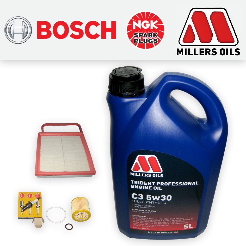 SERVICE KIT VW POLO (9N) 1.2 6V PETROL AWY OIL AIR FILTER PLUGS +OIL (2002-2007)