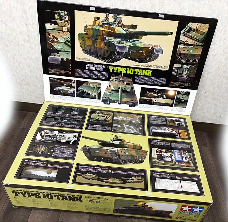 Tamiya TYPE 10 TANK 1/16 RC JGSDF Full Function (con trasmettitore) dal Giappone - Immagine 4 di 4