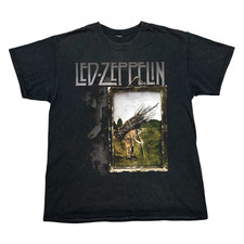 T-shirt unisex Led Zeppelin IV Band nera taglia S-5XL ng3914