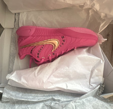 Nike Pink Low Top Lace-Up Basketball Sneaker,...