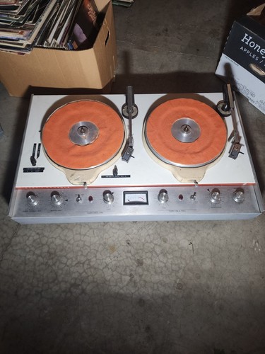 Vintage Collins Rek-O-Cut 808a-1 Dual Turntable Console