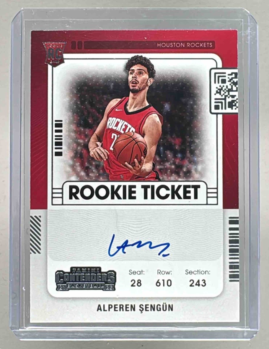 Alperen Sengun 2021 Contenders #116 Rookie Ticket Auto Price Guide 